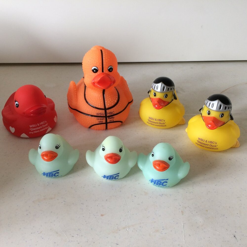 Rubber Ducky Assortment of Seven